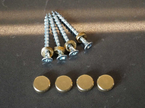 Brass Thorens TD 145 146 147 160 165 166 fixing screw set