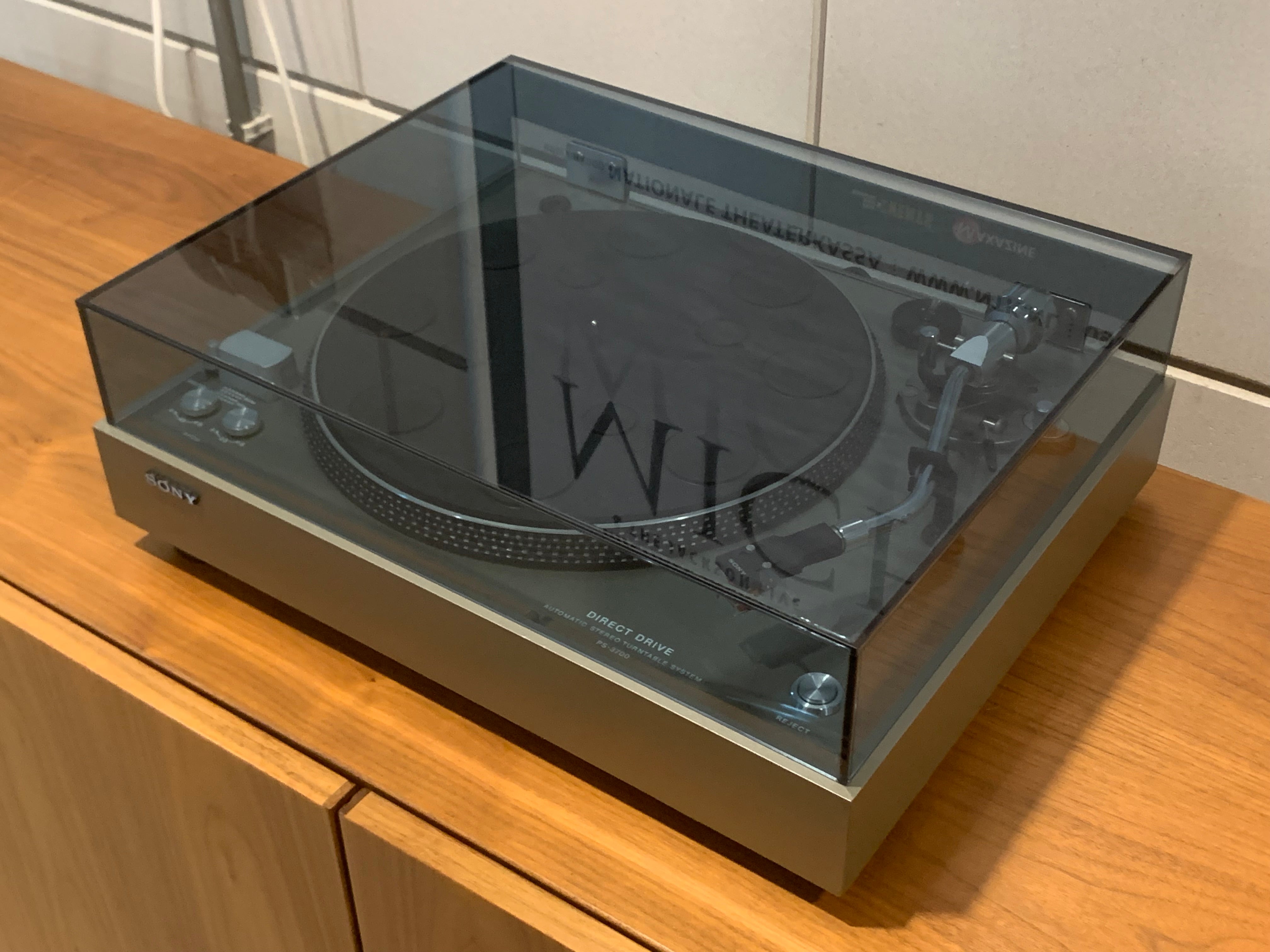Housse Anti-poussière Sony PS-4300 - Capot Fumé Compatible Platine Vinyle Intovinyl