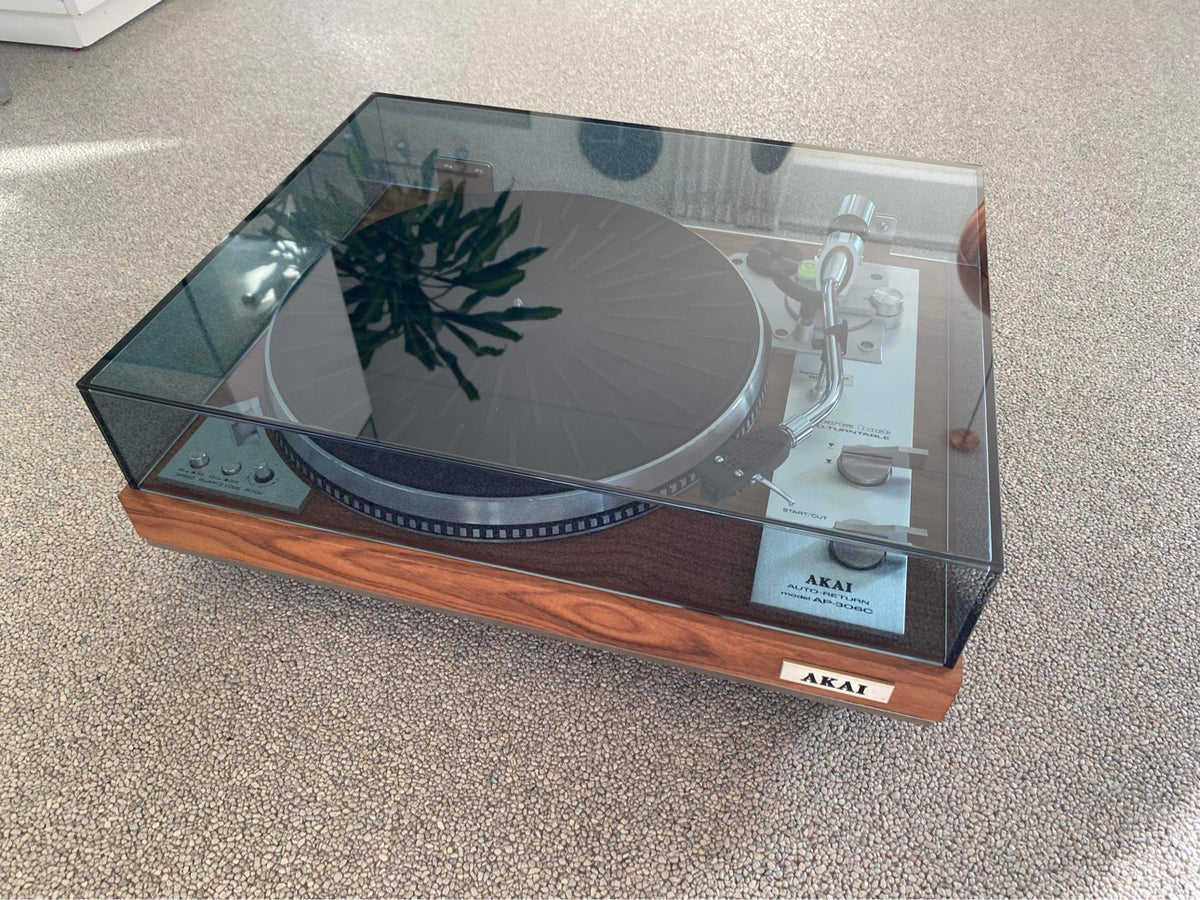 Akai AP-306, AP-306C, AP-306 C Smoked Dust Cover - IntoVinyl.com