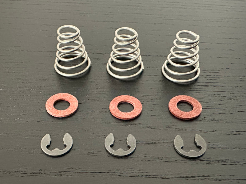 Thorens TD-124 motor mounting springs (set of 3 suspension springs)