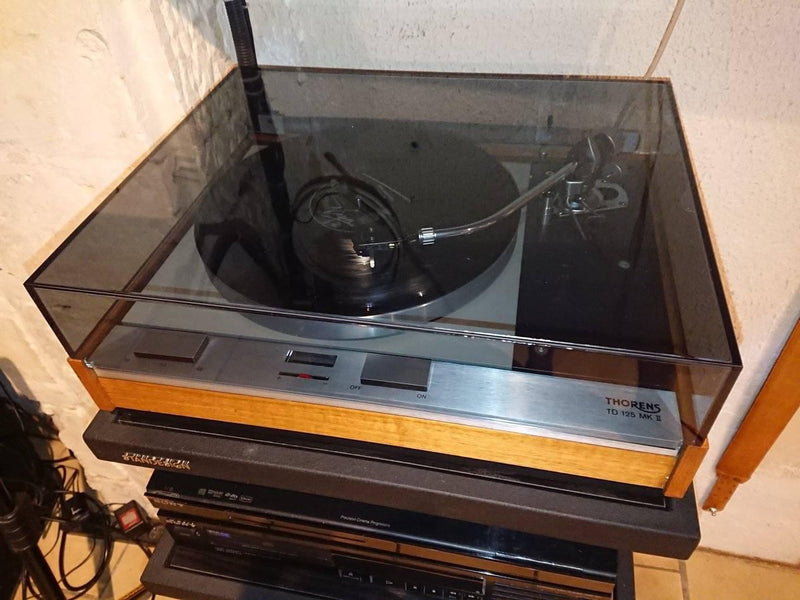 Thorens TD-125 MKI MKII Smoked compatible stofkap