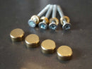 Brass Thorens TD 145 146 147 160 165 166 fixing screw set