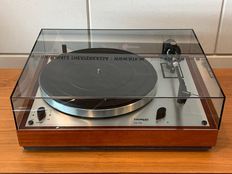 Thorens TD-146 MKII, MKIII, MKIV Smoked Compatible Dust Cover