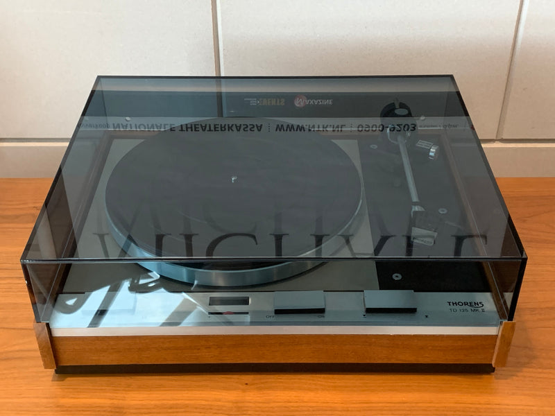 Thorens TD-125 MKI MKII Smoked compatible stofkap