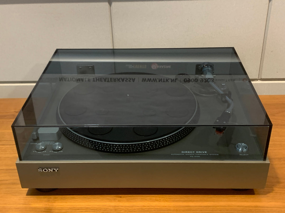 Sony PS-3700 Smoked Compatible Dust Cover - IntoVinyl.com