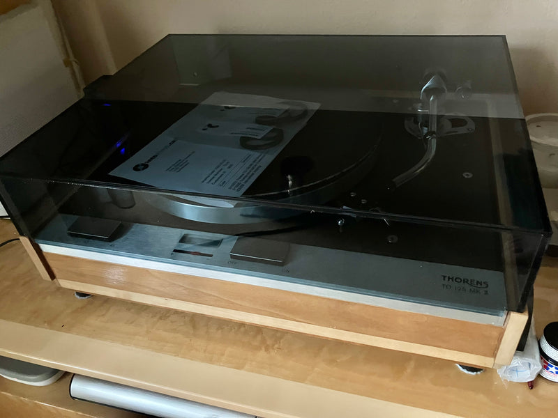 Thorens TD-125 MKI MKII Smoked compatible stofkap